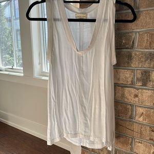 Cloth & stone white xs tank